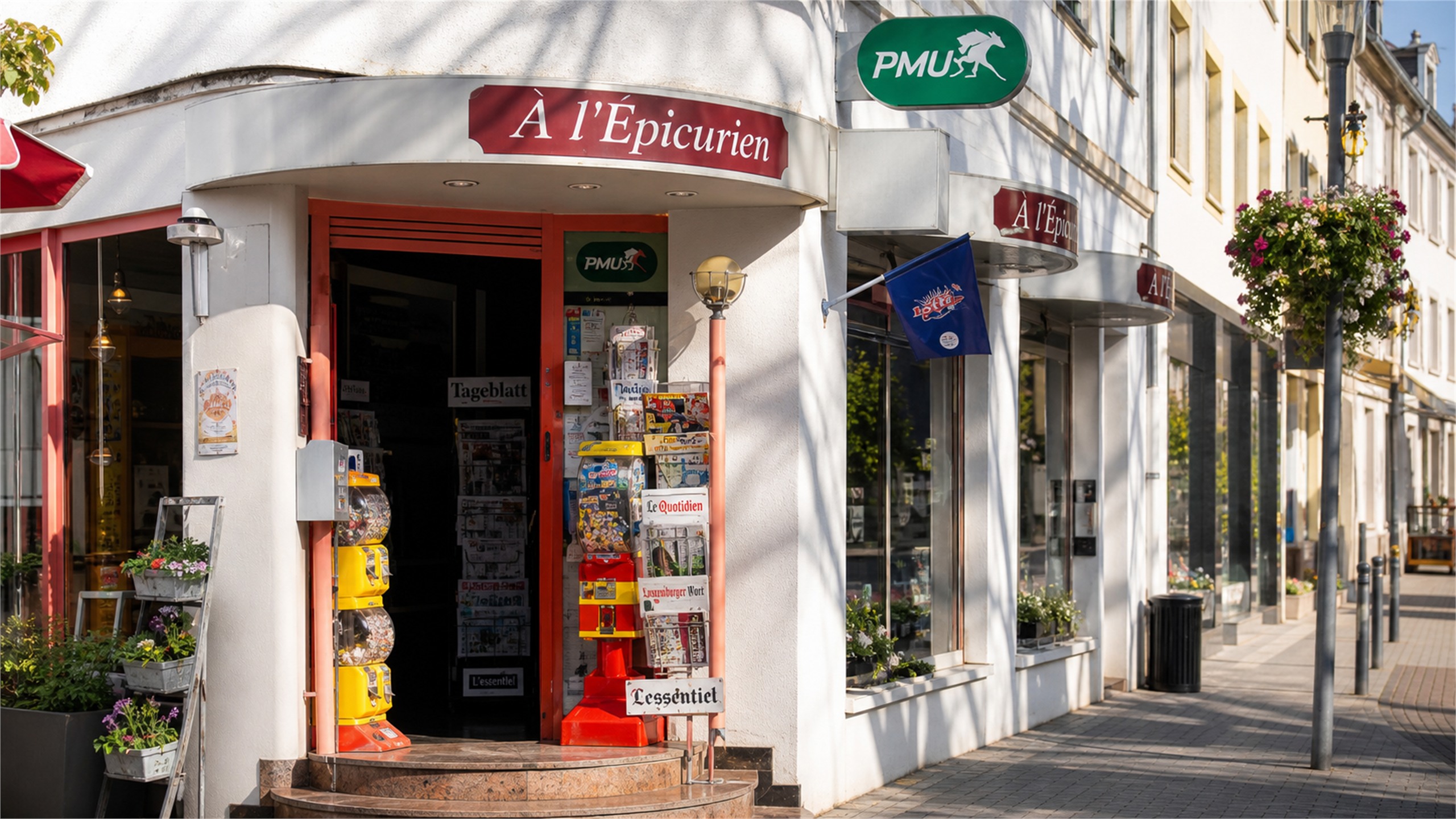 À l'Épicurien — devanture